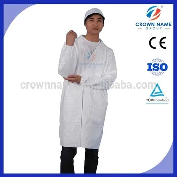 cheap nonwoven protective white TYVEK labcoat