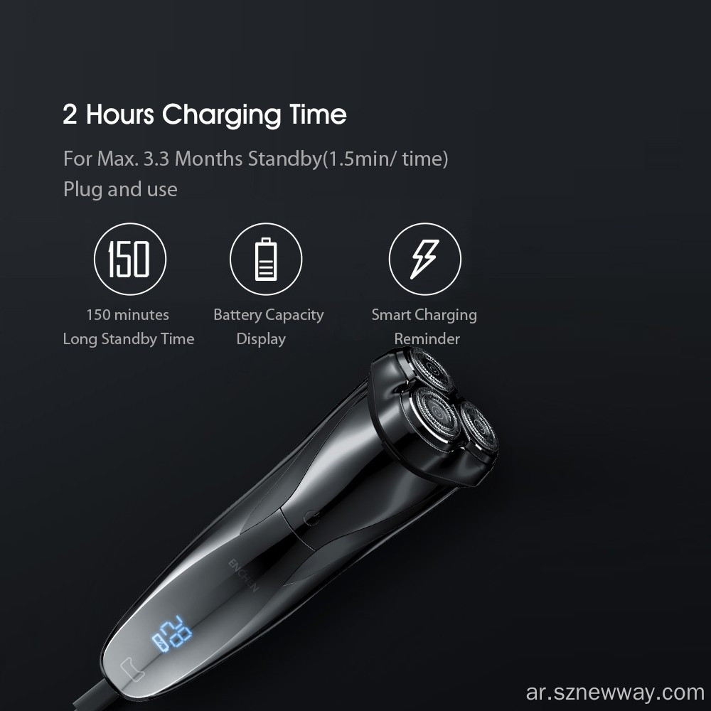 Xiaomi Youpin Enchen Beard Razor Black Stone 3