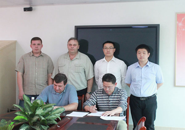 We have signed the contract with Russian customer for tungsten carbide wear parts projects.