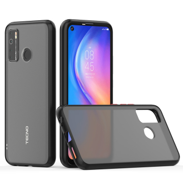 Harga pabrik tembus pandang matte tpu soft edge slim slim case untuk Tecno Camon 15, 16, 12, 11 Air