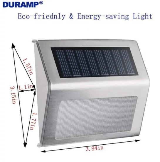 Solar Wall Lamp With Self Control Light Sensing