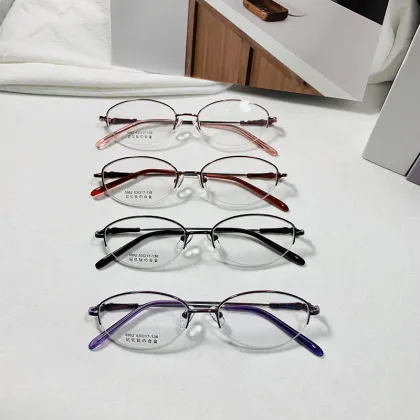 Hot Sale Lightweight Titanium Eyeglasses Frames Retro Alloy Glasses Frames
