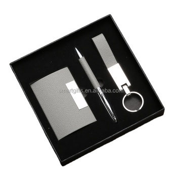 Custom Logo Small Executive Keychain Pen Birthday Gift Set for Christmas