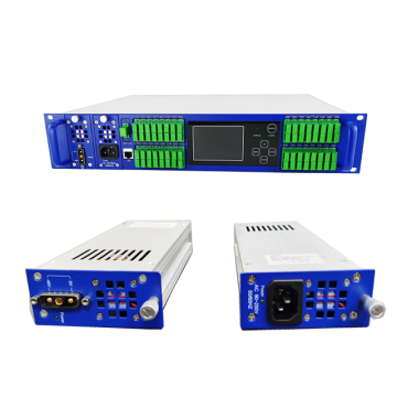 1U EDFA 64 Ports 1550nm High Power Optical CATV Amplifier 19dBm~24dBm