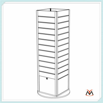 Acrylic Rotating Display,Lucite Rotating Display Rack,Plexiglass Display Stand With hook