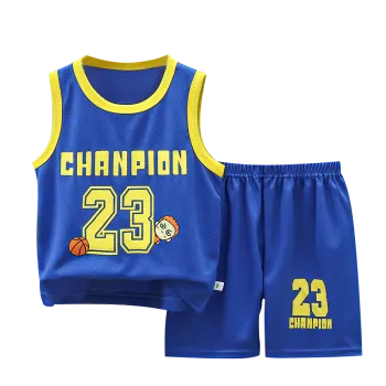 Cool Quick Drying Children's Vest and Shorts Set for Basketball