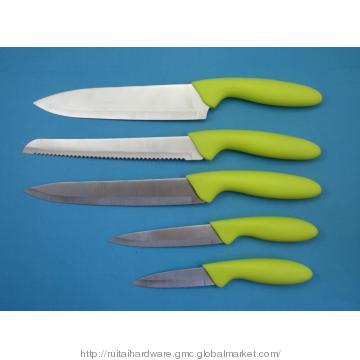 6PCS knife set with wooden block