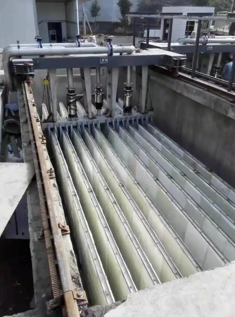 Filtro de pano de fibra vertical