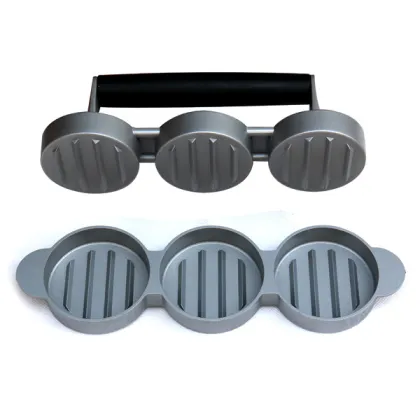 Hamburger Press for Grill - Mini Burger 3 in 1