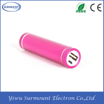 Universal Colorful Power Bank 2600mAh Battery Charger With LED Light