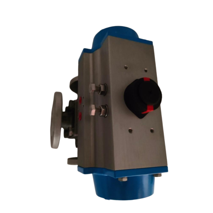 Van bi mặt bích ba mảnh khí nén