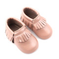 Engros nyfødte baby læder moccasins sko