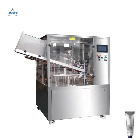 Higee Cosmetic Cream and Toothpaste Tube Filling and Sealing Machine