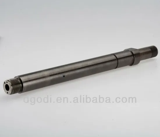 custom machining hardened steel long pump shaft