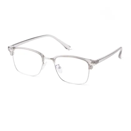 Korean Style Half Frame Optical Eyewear - Anti Blue Ray Glasses