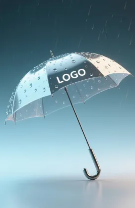 Custom Rain Umbrella with Artistic Print