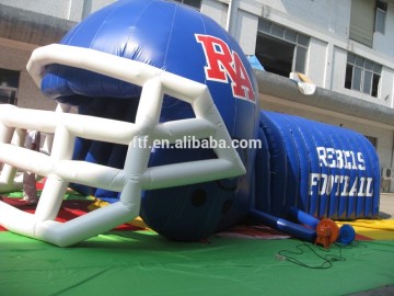 inflatable sport tunnel on sale _made of tarpulin fabric material sport tunnel