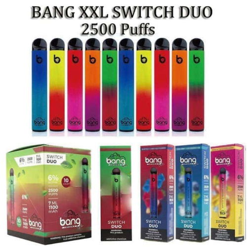 E Zigarettenabstimmung Bang XXL Switch Duo Vape