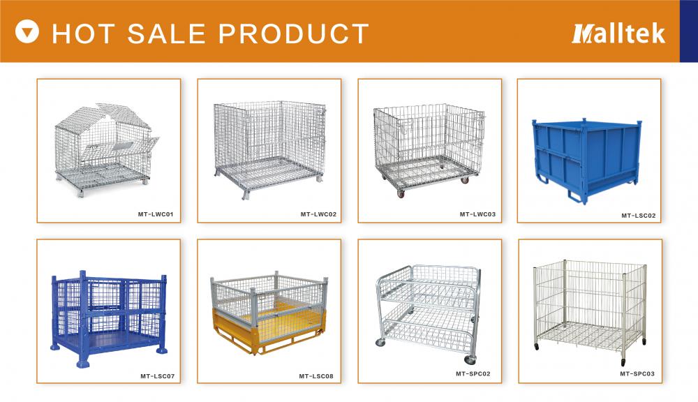 Warehouse Storage Heavy Metal Stackable Materail Bin