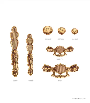Classical Handle Zinc Knob For Home Furniture