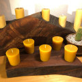 Candle votiva 100% pura de cera de abelha orgânica