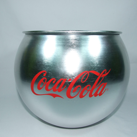 Coca coca metal ice bucket