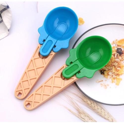 Elastic ice cream spoon colors