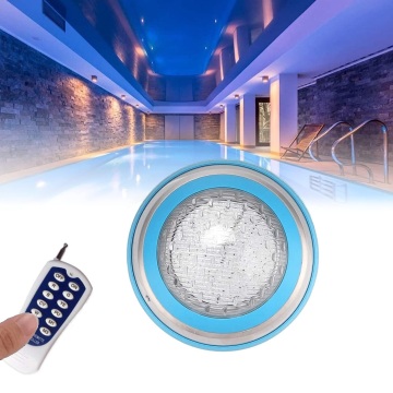 360 LED Stainless Steel Submersible Underwater RGB Color Changing Swimming Pool Light with Remote Control