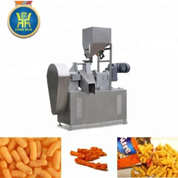 Corn based ball cheetos puffs products making machines