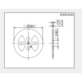 Small two-way two-level perception Detection switch