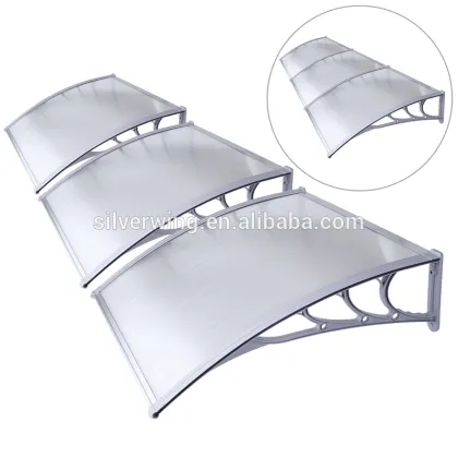 polycarbonate awning half round awning window roof folding shade canopy