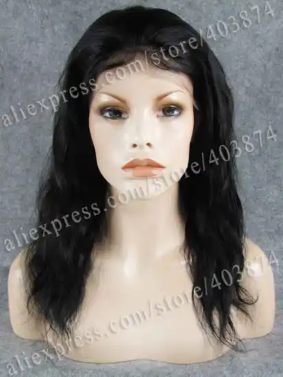 Stylish Ladies Remy Human Hair Afro Kinky Lace Front Wigs