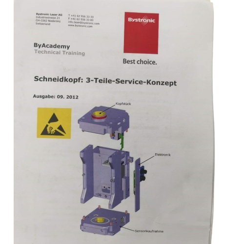 Originalsensor Fixing -Halterung Bystronic 10051128