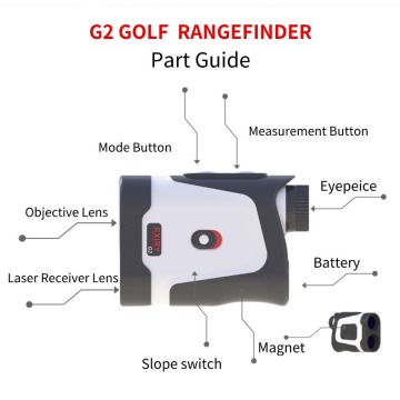 2024 neuer OLED -Rotgolf -Entfernungsmesser