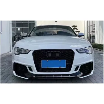 PP Plastic Car Parts Auto Body System for Audi A5/S5 Upgrade to RS5 2012-2016 Front Bumper Assembly with Grille
