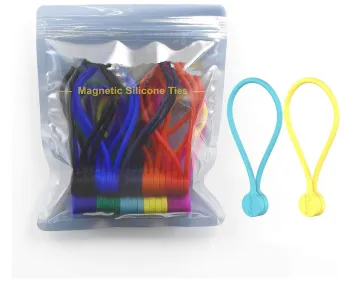 Reusable Silicone Strong Magnetic Cable Ties