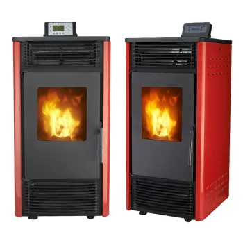 Independiente 10kw Industrial Pellet Stove with Separate Installation Case and Pellet Chimney from China