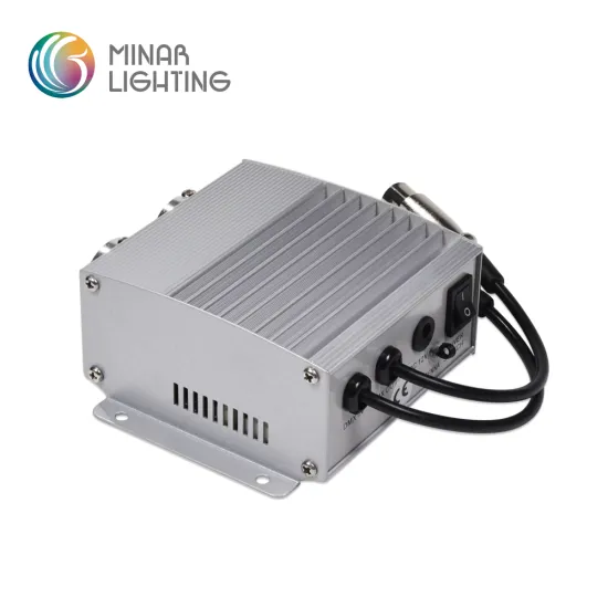 27W DMX RGBW LED Fiber Optic Light Source Engine with Dual Ports