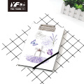 Stile giardino di lavanda personalizzato Cute A5 Appunti per appunti rilegatura a foglie sciolte diario con copertina rigida