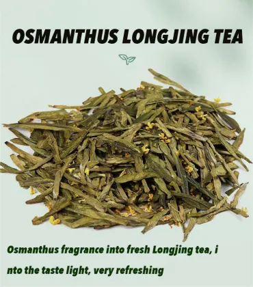 Chinese Natural Premium Osmanthus Longjing Green Tea