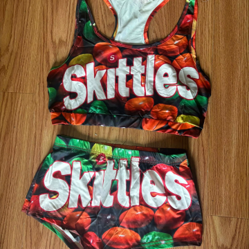 2024 Summer Cheap Price High Waist Woman Printed Gym Yoga Shorts Set