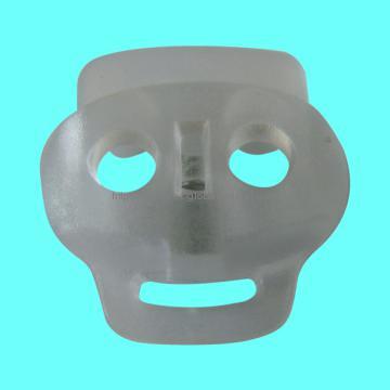Transparent plastic stopper for sport shoes