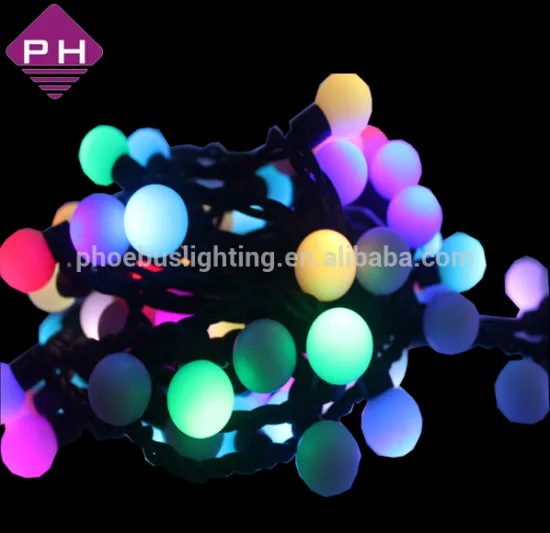 Holiday decoration led globe light ball string