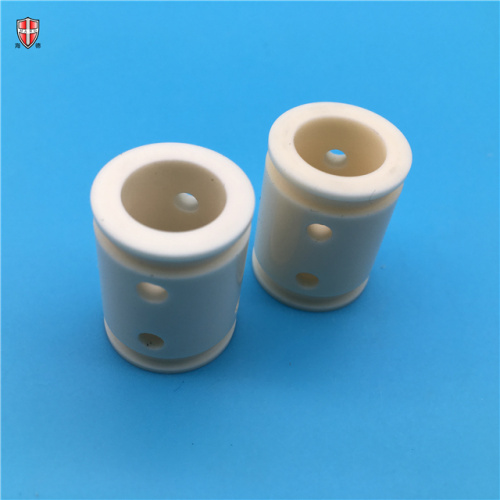 custom made polished surface alumina ceramic tube bush