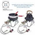 80000 BTU Camping Propane Burner Stove with Stand