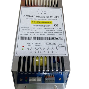 Electronic Ballasts for UV Lamps: GPHHA1554T6L, NNI300/147XL, TUV325WXPT