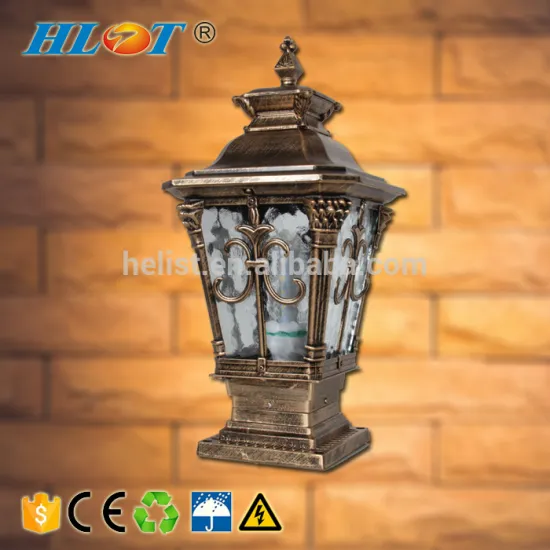 Custom shape special shape art antique wall lamp outdoor