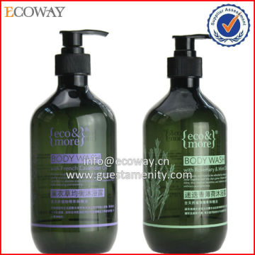 wholesale hotel 750ml empty plastic pump shampoo bottle