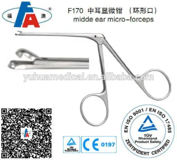 ENT surgical ear micro forceps, Ear instrument