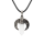 Hexagon Pendant Necklace in The Shape of Bull Horn